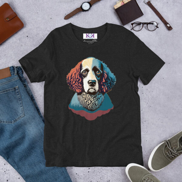 American Water Spaniels dog Unisex t-shirt - Image 2