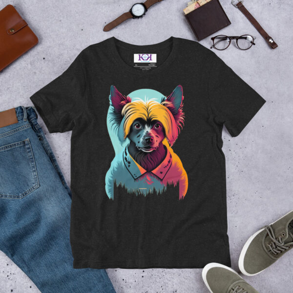 Chinese Cresteds dog Unisex t-shirt - Image 2