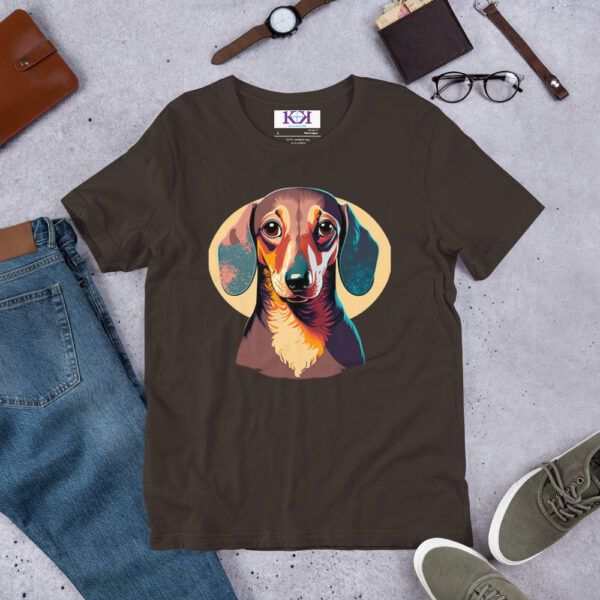 Dachshunds dog Unisex t-shirt - Image 5