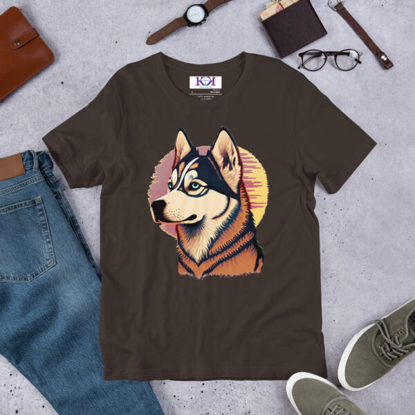 Siberian Huskies dog Unisex t-shirt - Image 5