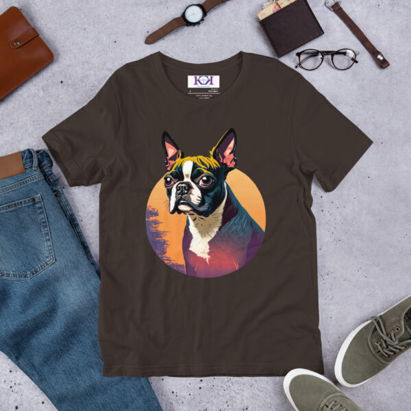 Boston Terriers dog Unisex t-shirt - Image 6