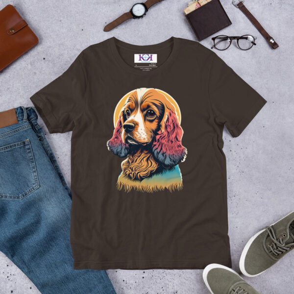Cocker Spaniels dog Unisex t-shirt - Image 6