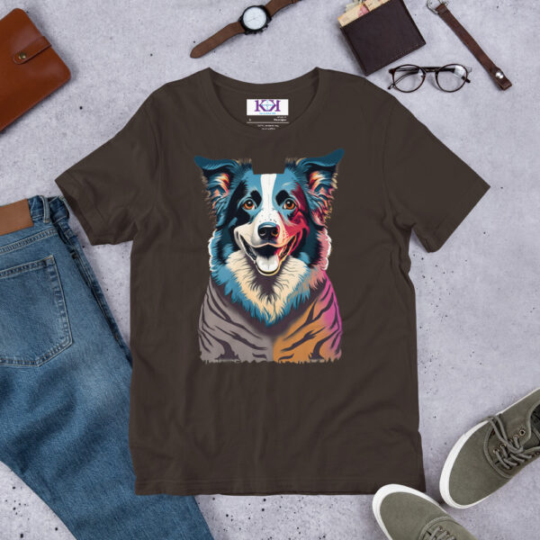 Border Collies dog Unisex t-shirt - Image 6