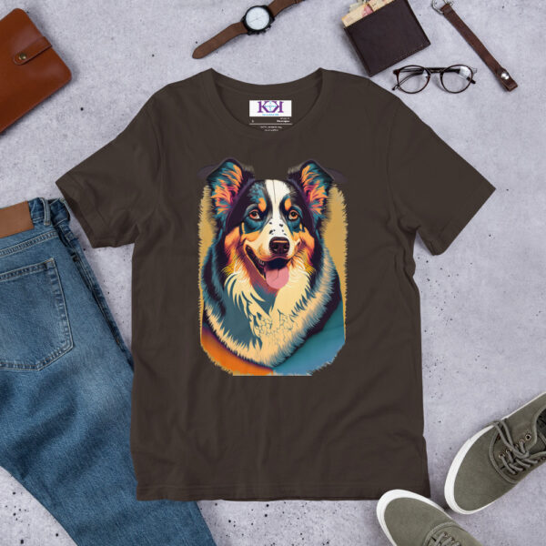 Miniature American Shepherds dog Unisex t-shirt - Image 6