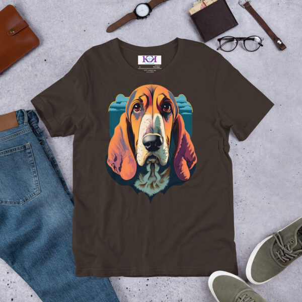 Basset Hounds dog Unisex t-shirt - Image 6
