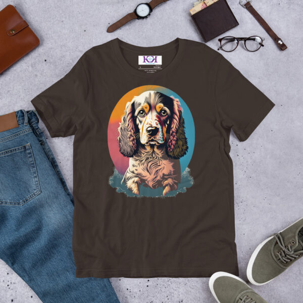 English Cocker Spaniels dog Unisex t-shirt - Image 6