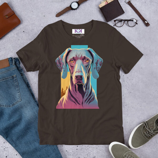 Weimaraners dog Unisex t-shirt - Image 6