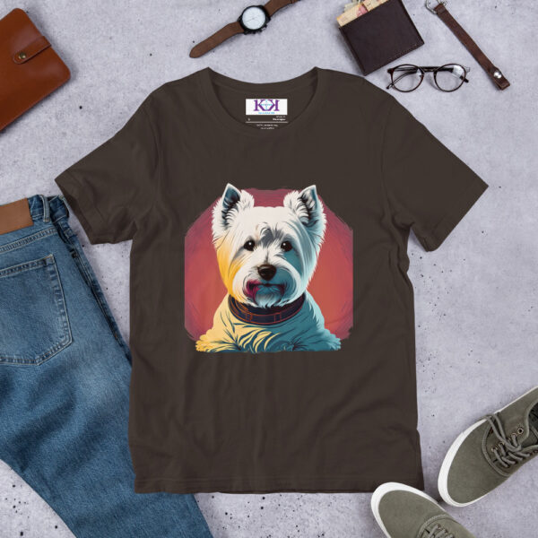 West Highland White Terriers dog Unisex t-shirt - Image 6