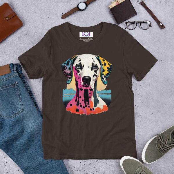 Dalmatians dog Unisex t-shirt - Image 6