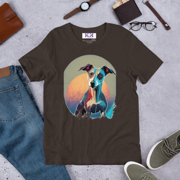 Whippets dog Unisex t-shirt - Image 6