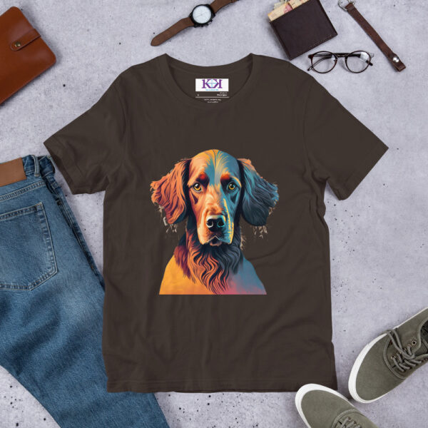 Irish Setters dog Unisex t-shirt - Image 6