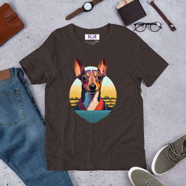 Miniature Pinschers dog Unisex t-shirt - Image 6