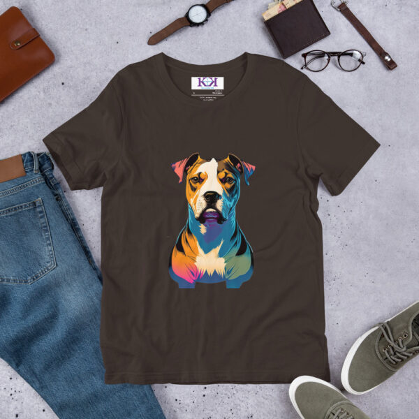 Staffordshire Bull Terriers dog Unisex t-shirt - Image 6
