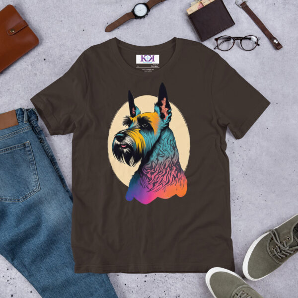 Standard Schnauzers dog Unisex t-shirt - Image 6