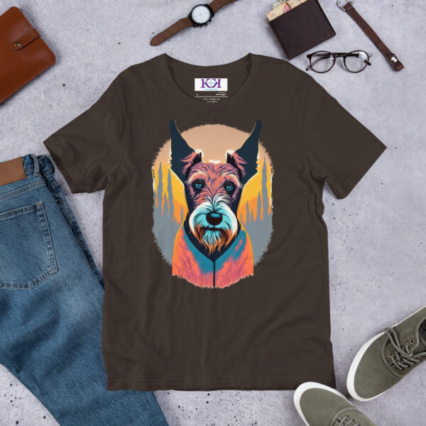 Wire Fox Terriers dog Unisex t-shirt - Image 6