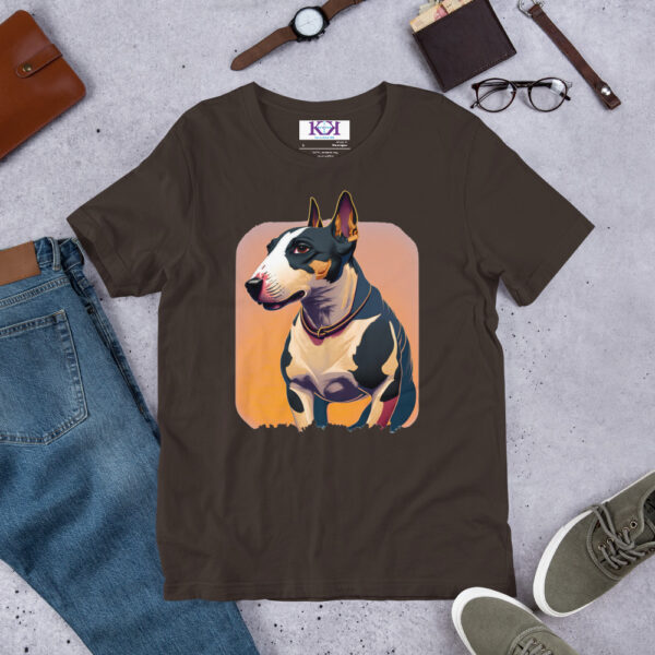 Miniature Bull Terriers dog Unisex t-shirt - Image 6