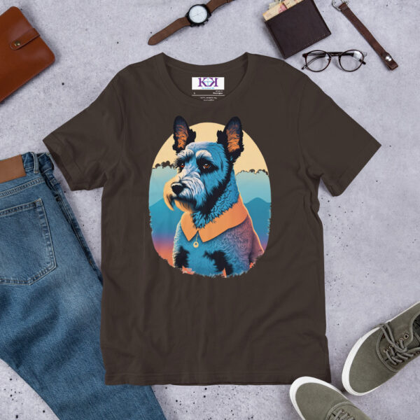 Kerry Blue Terriers dog Unisex t-shirt - Image 6
