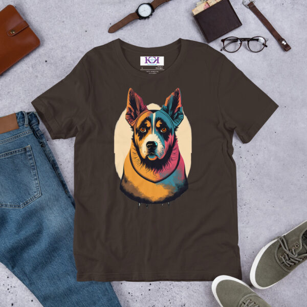 Berger Picards dog Unisex t-shirt - Image 6