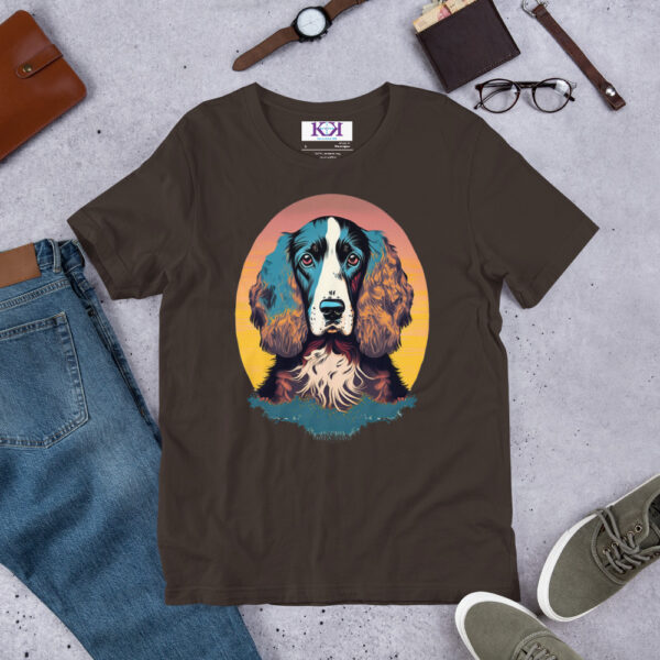 Field Spaniels dog Unisex t-shirt - Image 6