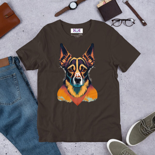 Nederlandse Kooikerhondjes dog Unisex t-shirt - Image 6