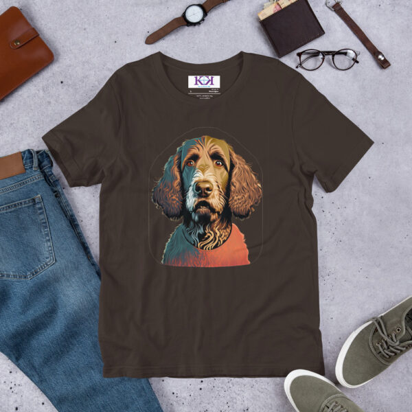 Irish Water Spaniels dog Unisex t-shirt - Image 6