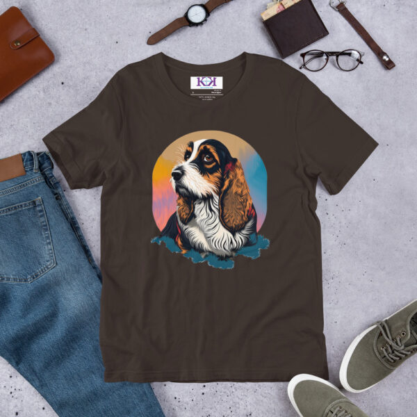 Grand Basset Griffon Vendéens dog Unisex t-shirt - Image 6