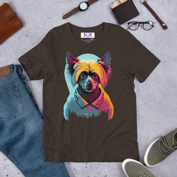 Chinese Cresteds dog Unisex t-shirt - Image 6