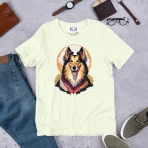 Collies dog Unisex t-shirt