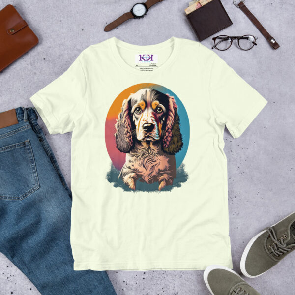 English Cocker Spaniels dog Unisex t-shirt - Image 12