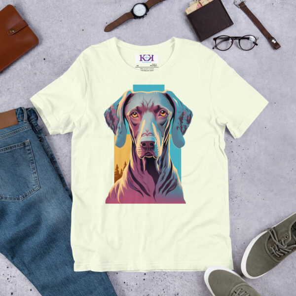 Weimaraners dog Unisex t-shirt - Image 11