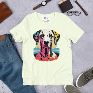 Dalmatians dog Unisex t-shirt