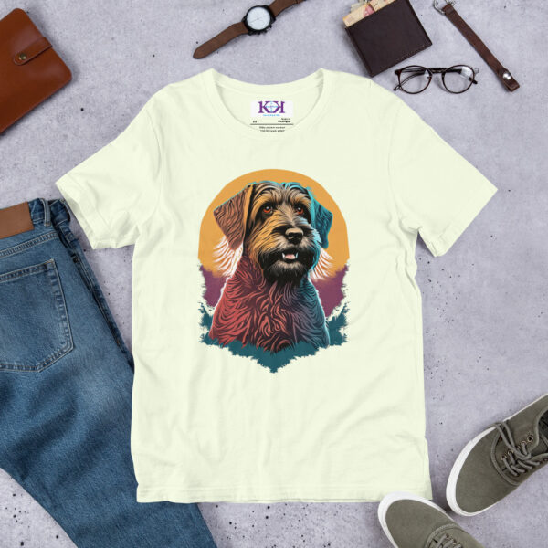 Wirehaired Pointing Griffons dog Unisex t-shirt