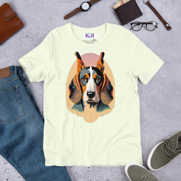 Black and Tan Coonhounds dog Unisex t-shirt - Image 11