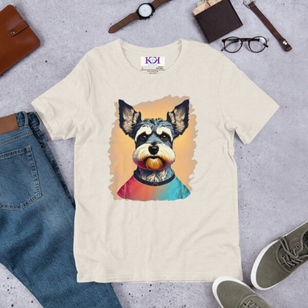 Miniature Schnauzers dog Unisex t-shirt - Image 7