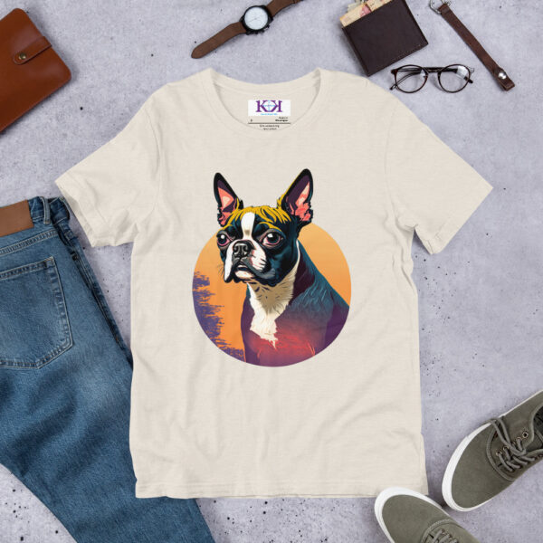 Boston Terriers dog Unisex t-shirt - Image 7