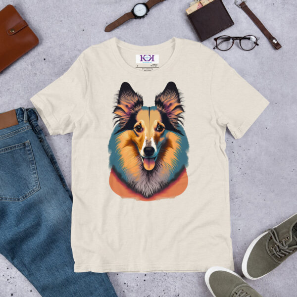 Shetland Sheepdogs dog Unisex t-shirt - Image 8