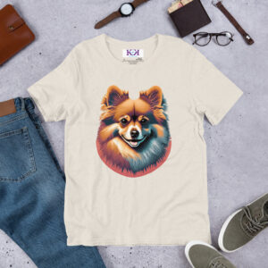 Pomeranians dog Unisex t-shirt