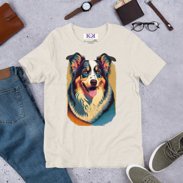 Miniature American Shepherds dog Unisex t-shirt - Image 8