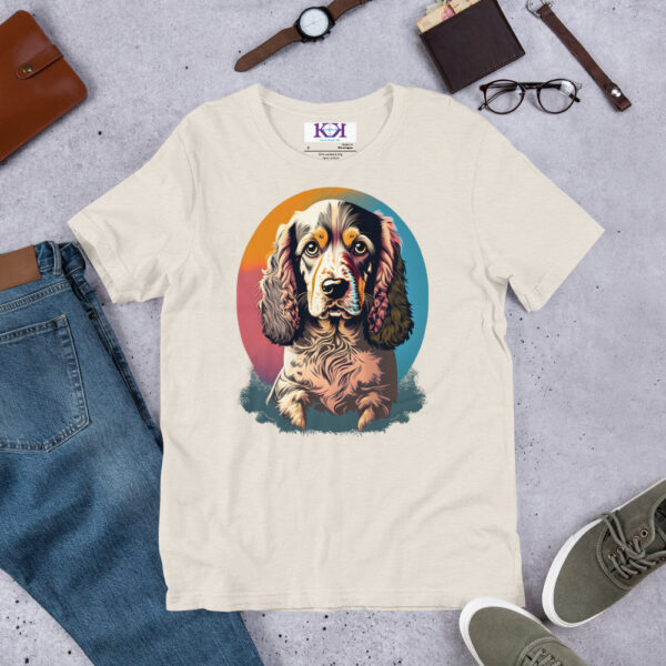 English Cocker Spaniels dog Unisex t-shirt - Image 8