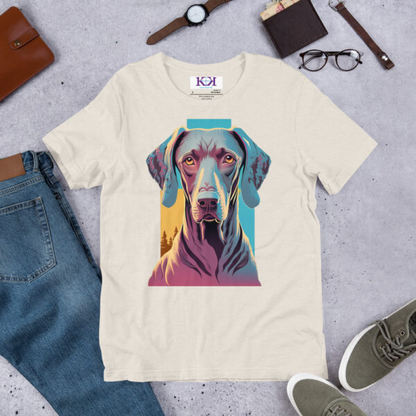 Weimaraners dog Unisex t-shirt - Image 8