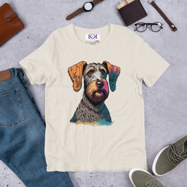 German Wirehaired Pointers dog Unisex t-shirt - Image 8