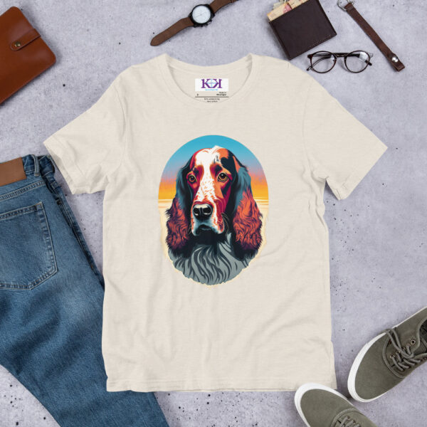 English Setters dog Unisex t-shirt - Image 8