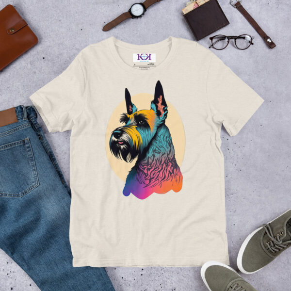 Standard Schnauzers dog Unisex t-shirt - Image 7