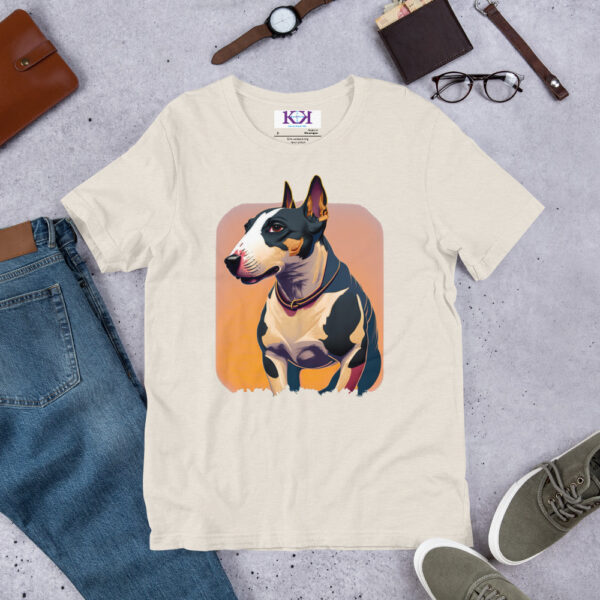 Miniature Bull Terriers dog Unisex t-shirt - Image 8