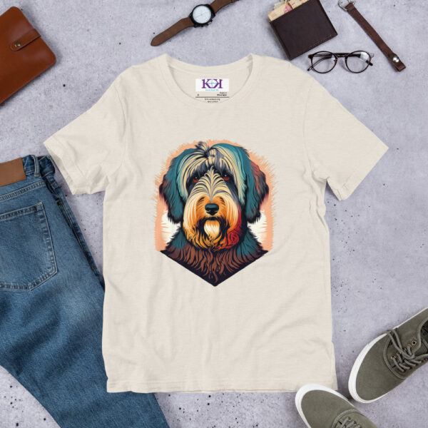 Briards dog Unisex t-shirt - Image 8