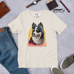 Polish Lowland Sheepdogs dog Unisex t-shirt