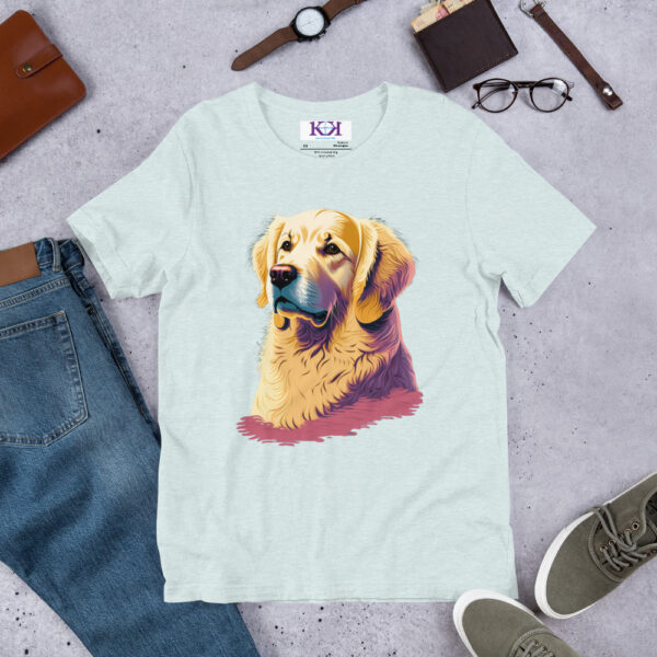 Golden Retrievers dog Unisex t-shirt - Image 8