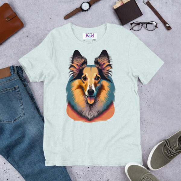 Shetland Sheepdogs dog Unisex t-shirt - Image 9