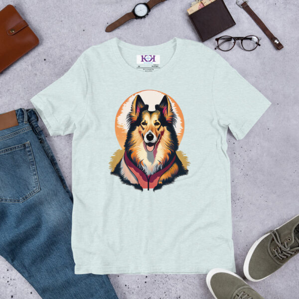 Collies dog Unisex t-shirt - Image 9