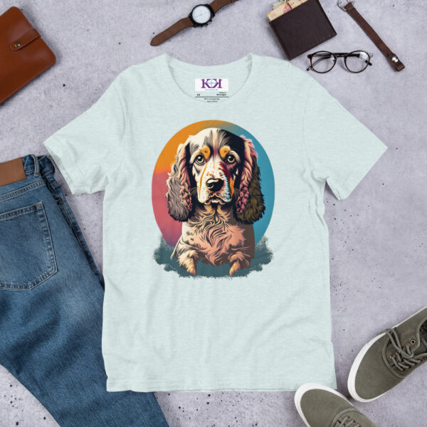 English Cocker Spaniels dog Unisex t-shirt - Image 9